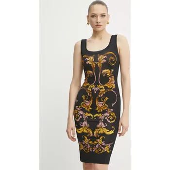 Dámské šaty Šaty Versace Jeans Couture černá barva, mini, 78HAO9P6 JS473 78HAO9P6.JS473 99A, vel. 36