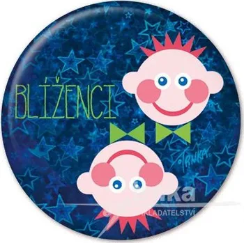 Dekorativní magnet Magnet - Blíženci