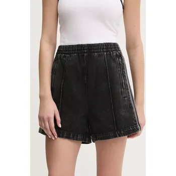 Dámské kraťasy Džínové šortky adidas Originals Firebird JD3107 černá 99X, vel. XS