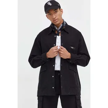 Pánská košile Košile GCDS CC94M230539 černá 99X, vel. 48