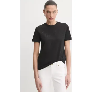 Pánské tričko Bavlněné tričko Versace Jeans Couture černá barva, 78HAHS04 CJ00S 78HAHS04.CJ00S 99X, vel. S