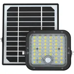 Solární LED reflektor se solárním panelem 10W, 1500lm, IP65, 3600mAh Neutrální bílá