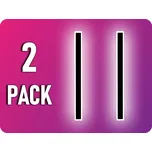 LED nástěnné svítidlo 17W, 2160LM, černé, IP65/2-PACK! Neutrální bílá