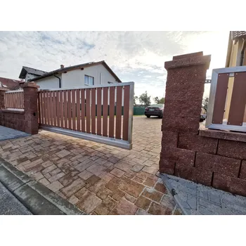 Plot FL BRÁNY Posuvná brána STANDARD, šířka 300 cm, výška 130 cm, bez lakování rámu, výplň Pilwood