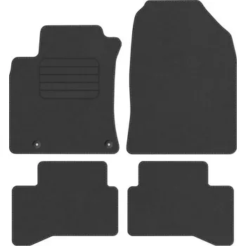 autokoberec Kobercové rohože Edecor velurové 4 ks