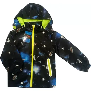 Dětská jarní outdoorová bunda KUGO B2870 vesmír vel.104,110