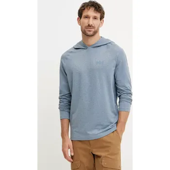 Dámská mikina Sportovní mikina Helly Hansen Tyri modrá barva, s kapucí, 63399 95X, vel. S