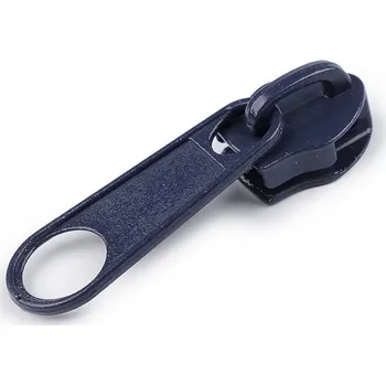 Zip Jezdec ke spirálovým zipům 10 mm 2ks - 330 modrá tmavá