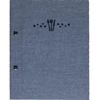 Menu desky SANDRO, A5 modrá barva