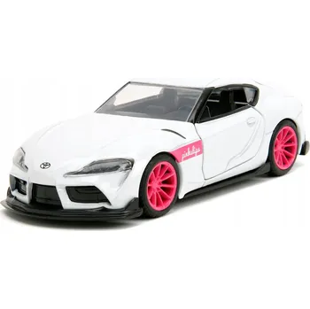 autíčko JADA PINK SLIPS TOYOTA SUPRA BÍLÁ 1:32 NOVÝ KOVOVÝ MODEL