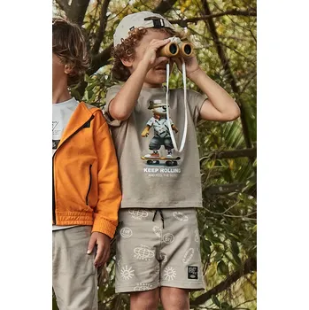 Chlapecké kraťasy Dětské kraťasy Mayoral zelená barva, 3224 3224.5F.Mini.PPYA 19X, vel. 92