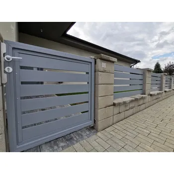 Plot FL BRÁNY Rámové plotové pole 200 x 170 cm, lakovaný rám, výplň Train bez laku