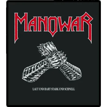 Nášivka nášivka na záda, zádovka Manowar - Laut Und Hart Stark Und Schne