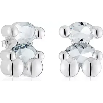Náušnice Stříbrné náušnice Tous Bold Bear Gem 1004226400 stříbrná SLV, vel. ONE SIZE