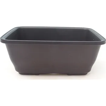 Truhlík Bonsai miska plast MP-9 černá - 23 x 19 x 9 cm