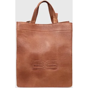 Kabelka Kožená kabelka Gestuz 10909298 hnědá 88X, vel. ONE SIZE