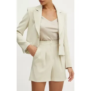 Dámské kraťasy Kraťasy Patrizia Pepe dámské, béžová barva, hladké, high waist, 8P0697 A545 8P0697.A545 12X, vel. 38