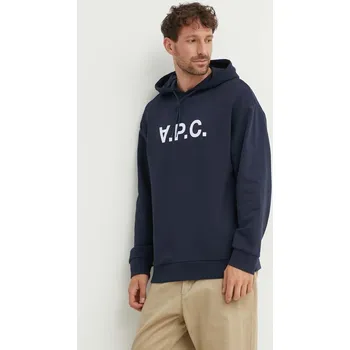 Pánská mikina Bavlněná mikina A.P.C. COFDX.H27833 námořnická modř 59X, vel. L