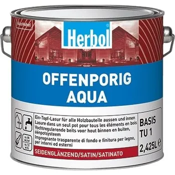 barva a nátěr na dřevo Herbol Offenporig Aqua 1l