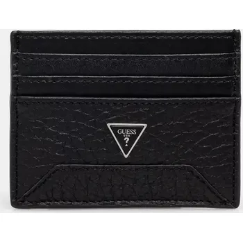 Kožené pouzdro na karty Guess BARCELLONA SMBAGR.LEA25 černá 99X, vel. ONE SIZE