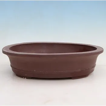 Květináč Bonsai miska 36 x 29 x 9 cm hnědá