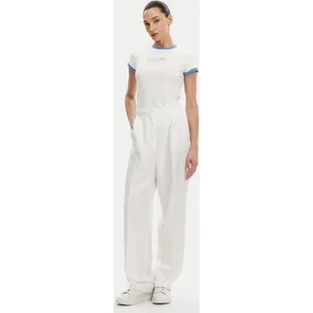 Pánské tričko Tommy Hilfiger T-Shirt WW0WW44581 Écru Slim Fit L