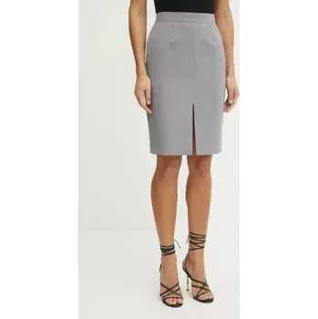 Dámská sukně Sukně s příměsí vlny Luisa Spagnoli 541951.LS šedá 90X, vel. 40