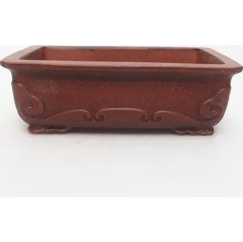 Květináč Bonsai miska 14,5 x 10 x 5 cm hnědá