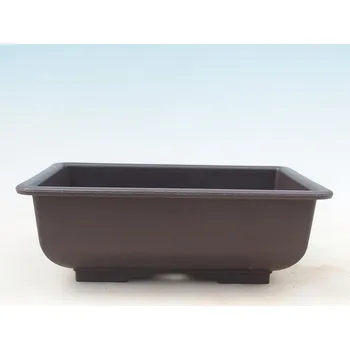 Truhlík Bonsai miska plast MP-2vacl Hnědá - 21,5 x 15,5 x 7,5 cm