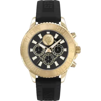 Hodinky Hodinky PLEIN SPORT Glam Chrono černá barva, PSMEA0224 99X, vel. ONE SIZE