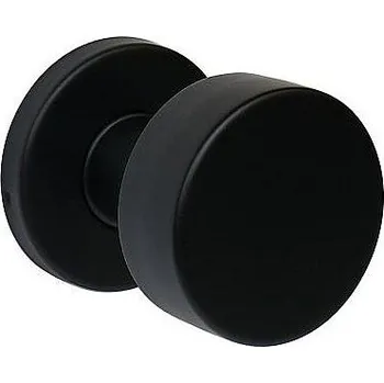 Dveřní kování RK.KNOB.03.ČERNÁ otočný LEVÝ