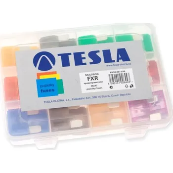 Autopojistky Pojistka box nožová MAXI 36 ks TESLA