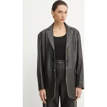 Dámské sako Kožené sako Liviana Conti F5SX41 černá 99A, vel. 36