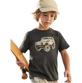 MAYORAL chlapecké tričko KR Jeep černá vel. 122 cm