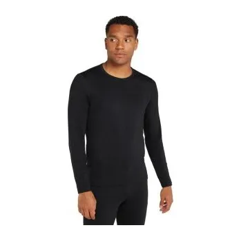 Icebreaker Mens Merino Blend Core Heavyweight LS Crewe , Black