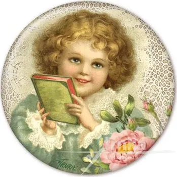 Dekorativní magnet Magnet - Malá čtenářka