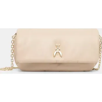 Kabelka Kožená kabelka Patrizia Pepe béžová barva, 8B0220 L113 8B0220.L113 08X, vel. ONE SIZE