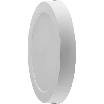 LED panel LED přisazený panel s napájecím zdrojem 12W, kulatý Studená bílá