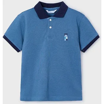 Chlapecké polo triko s krátkým rukávem modré Mayoral 3106 Velikost: 5 let (110 cm)