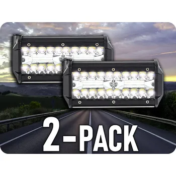Přídavný světlomet LED pracovní světlo 30W, 2600lm, 12V/24V, IP67/2-PACK! [LB0087]