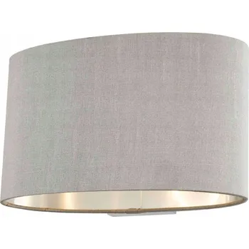 Nástěnné svítidlo Nástěnné svítidlo Melody s oválným šedým stínidlem