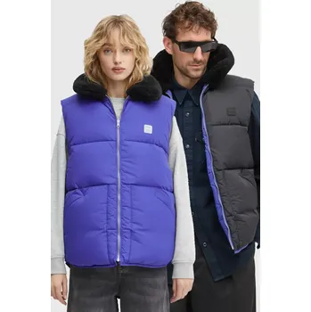 Dámská vesta Oboustranná vesta A.P.C. doudoune teddy PAAFW.M30201 modrá 57X, vel. S