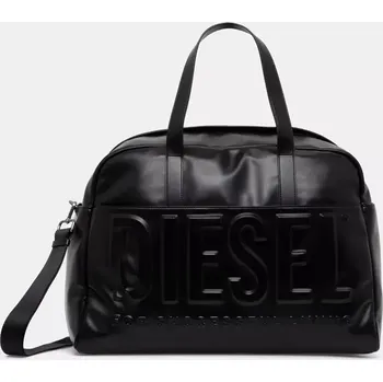 Cestovní taška Taška Diesel DSL 3D DUFFLE L X černá barva, X09929.P5184 99X, vel. ONE SIZE