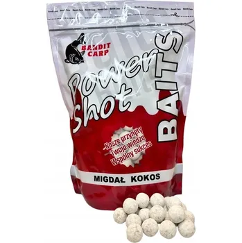 Boilies BOILIES BANDIT CARP POWER SHOT 1kg 18mm MANDLE KOKOS