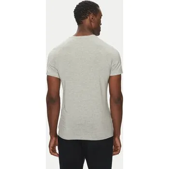 Pánské tričko Calvin Klein Underwear T-Shirt Henley LV00NM2803 Šedá Regular Fit XL