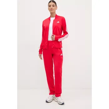 Tepláková souprava adidas 3-Stripes JD2684 červená 33X, vel. M