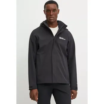 Pánská bunda Nepromokavá bunda Jack Wolfskin Trailtime 2L A63903 černá 99X, vel. L