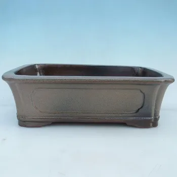 Květináč Bonsai miska 41 x 28 x 12,5 cm hnědá -pouze paletová přeprava