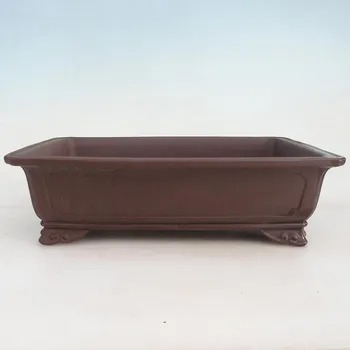 Květináč Bonsai miska 39 x 28 x 11 cm hnědá