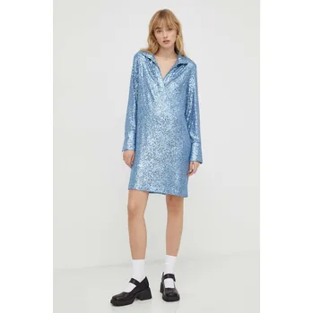 Dámské šaty Šaty 2NDDAY 2ND Evanna - Sensual Glam 2241128217 modrá 55X, vel. 38